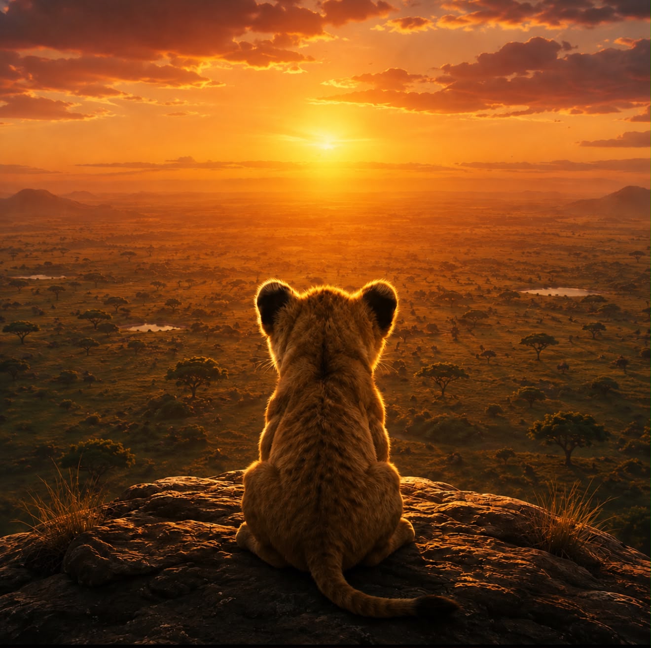 Kio overlooking the savanna