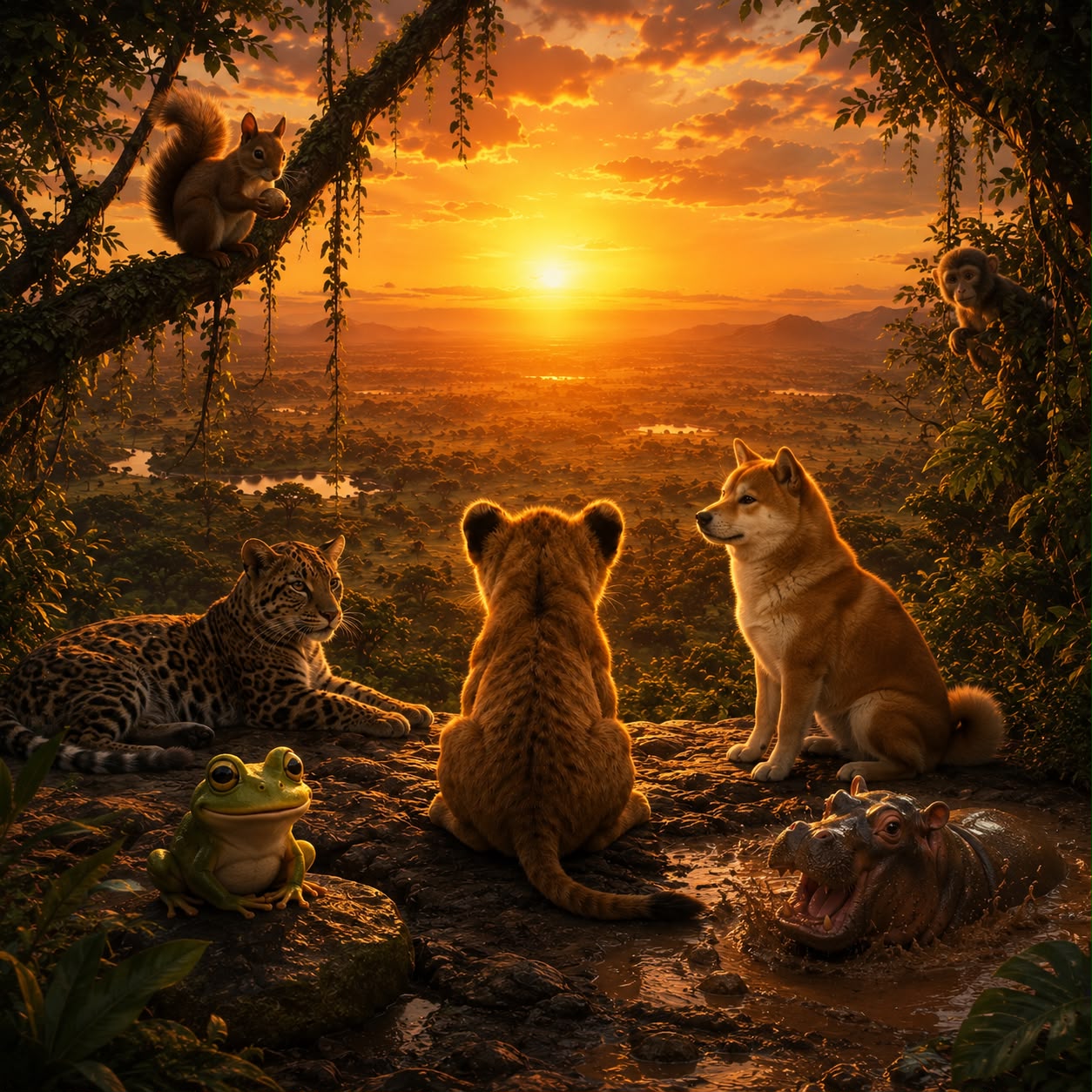 Kio and the animals